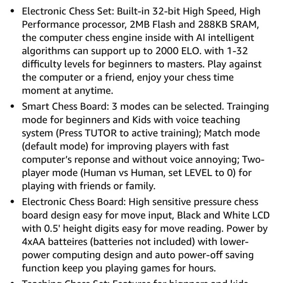 Electronic Chess Set - Picture 6 of 7